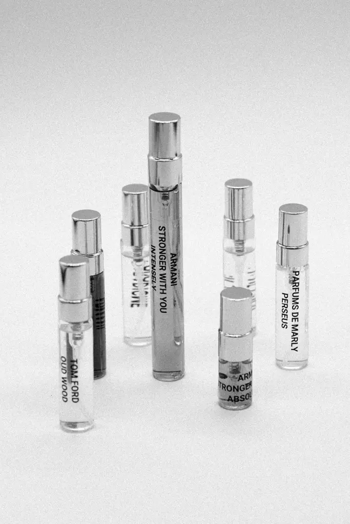 Parfum Samples Zwart wit